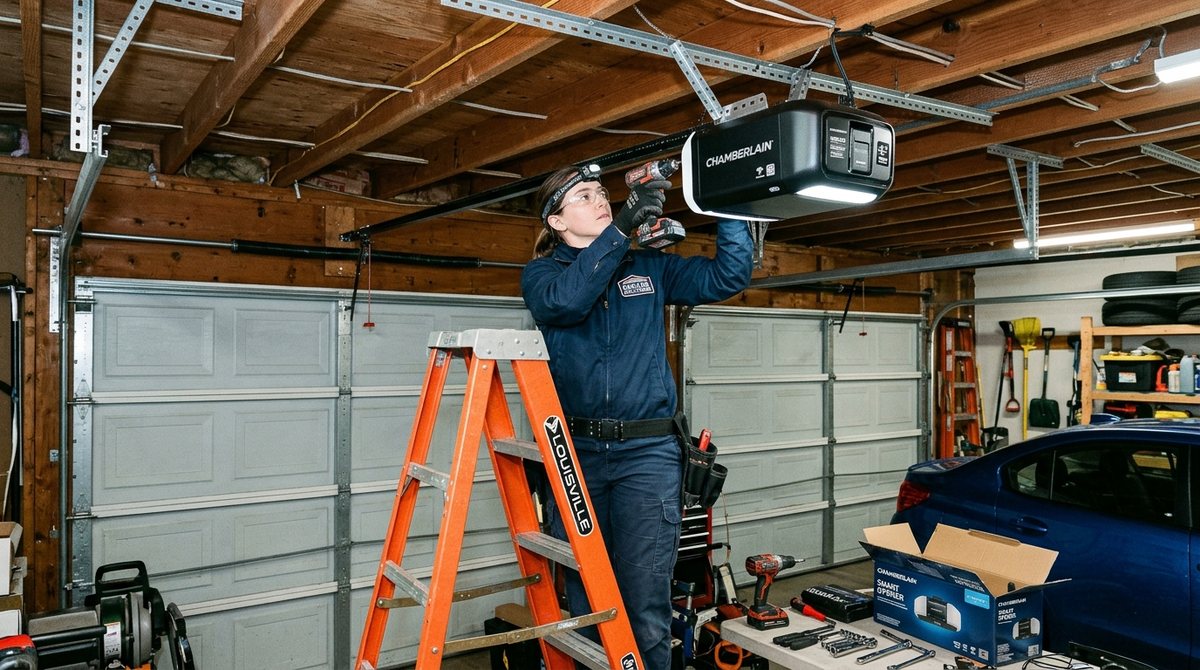 Ibrahim Mobile Garage Door Service Dispatch in Burleson (Joshua Area): Heavy-Duty EPDM Perimeter & Bottom Seal Weatherproofing - Burleson, TX