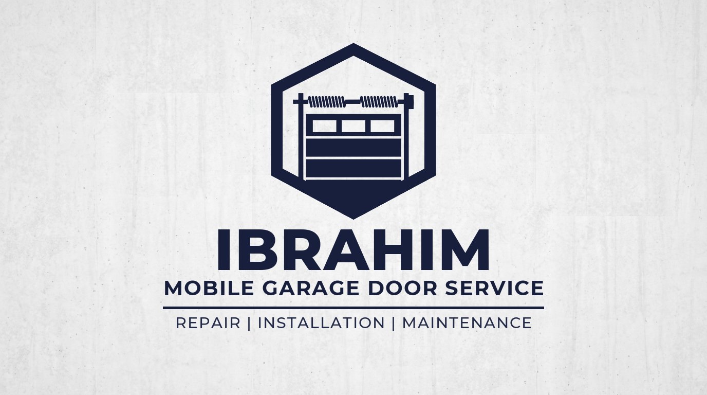 Ibrahim Mobile Garage Door Service Logo